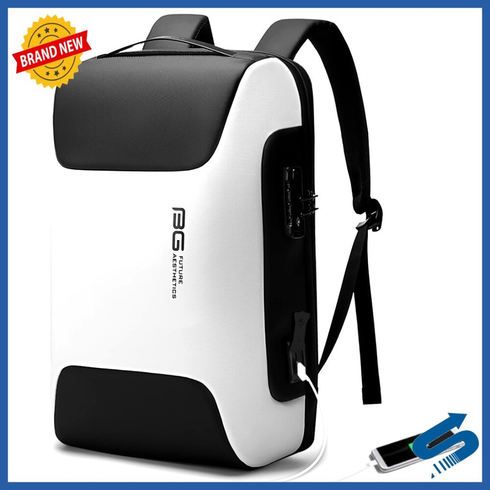 Business Laptop Backpack Anti Theft Usb Charging Waterproof Office Travel Work